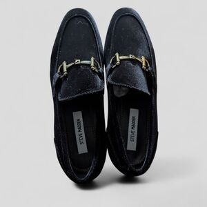 Brand New- Steve Madden Mens 'Madly' Velvet Loafers- Size 10
